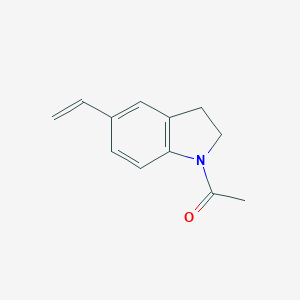 molecular formula C12H13NO B152854 1-(5-Vinylindolin-1-yl)ethanone CAS No. 136081-56-6
