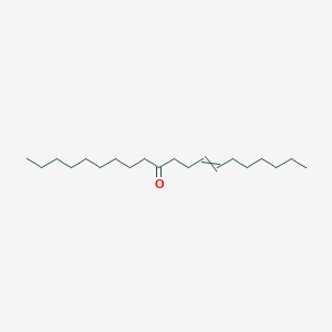 molecular formula C20H38O B15285418 Icos-13-en-10-one 