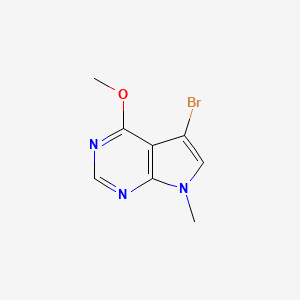 5-bromo-4-methoxy-7-methyl-7H-pyrrolo[2,3-d]pyrimidine