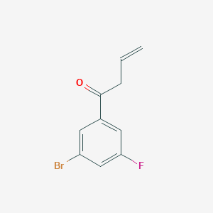 1-(3-Bromo-5-fluorophenyl)but-3-en-1-one