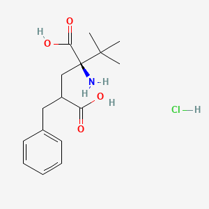 molecular formula C16H24ClNO4 B15285487 L-Glutamic acid-alpha-t-butyl-gamma-benzyl ester hydrochloride 