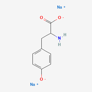 molecular formula C9H9NNa2O3 B15285529 disodium (2S)-2-amino-3-(4-oxidophenyl)propanoate 