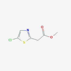 molecular formula C6H6ClNO2S B1528563 Methyl (5-chloro-thiazol-2-yl)acetate CAS No. 1392804-31-7