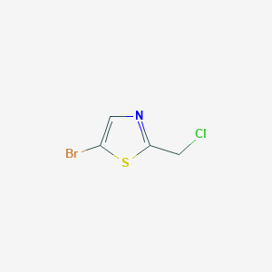 molecular formula C4H3BrClNS B1528564 5-Bromo-2-(chloromethyl)thiazole CAS No. 50398-74-8