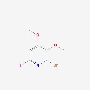 2-Bromo-6-iodo-3,4-dimethoxypyridine