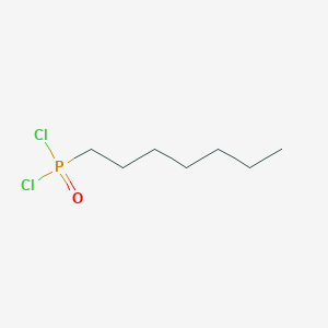 molecular formula C7H15Cl2OP B15285742 N-Heptanephosphonic dichloride CAS No. 764-11-4