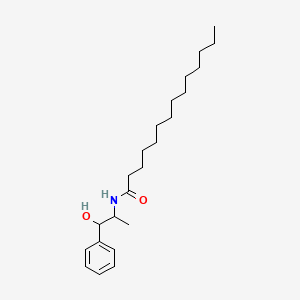 molecular formula C23H39NO2 B15285796 n-(1-Hydroxy-1-phenylpropan-2-yl)tetradecanamide CAS No. 919770-84-6