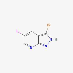 3-bromo-5-iodo-1H-pyrazolo[3,4-b]pyridine