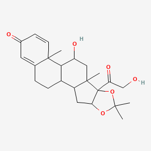 molecular formula C24H32O6 B15285838 Tridesilon 