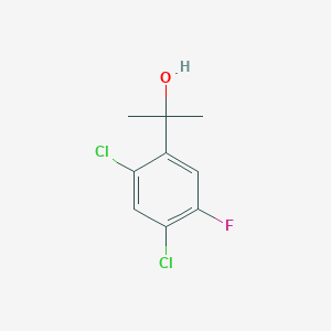 2-(2,4-Dichloro-5-fluorophenyl)propan-2-ol