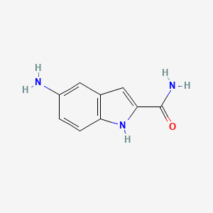5-amino-1H-indole-2-carboxamide