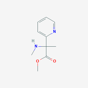 Methyl 2-(methylamino)-2-(pyridin-2-yl)propanoate