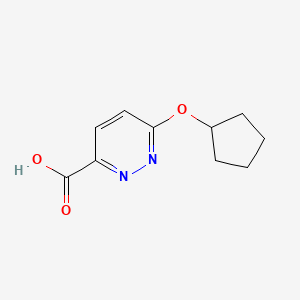 6-(Cyclopentyloxy)pyridazine-3-carboxylic acid