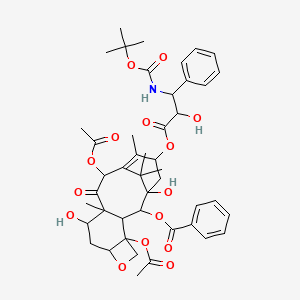 molecular formula C45H55NO15 B15285949 Docetaxal; Docetaxel EP Impurity G 
