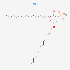 molecular formula C30H58O7S.Na<br>C30H58NaO7S B152860 Sodium ditridecyl sulfosuccinate CAS No. 2673-22-5