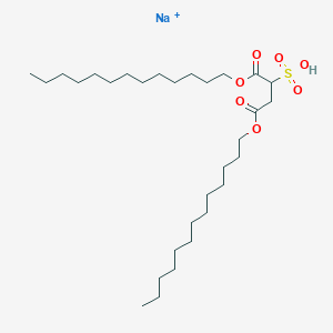 molecular formula C30H58NaO7S+ B152860 Sodium ditridecyl sulfosuccinate CAS No. 2673-22-5