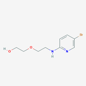 molecular formula C9H13BrN2O2 B1528607 2-{2-[(5-Bromopyridin-2-yl)amino]ethoxy}ethan-1-ol CAS No. 1249978-84-4