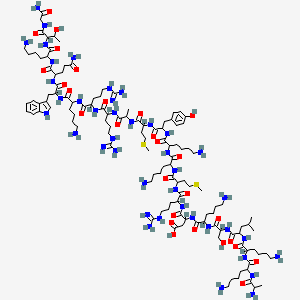 molecular formula C120H209N41O28S2 B15286081 Myosin Light Chain Kinase (480-501) 