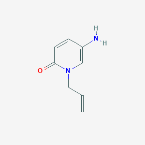 molecular formula C8H10N2O B1528609 1-Allyl-5-amino-1H-pyridin-2-one CAS No. 1176105-24-0