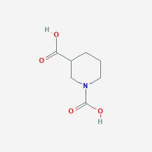 molecular formula C7H11NO4 B15286106 1,3-Piperidinedicarboxylic acid 