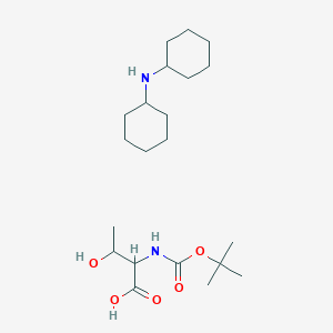 molecular formula C21H40N2O5 B15286165 Boc-allo-Thr-OH.DCHA 