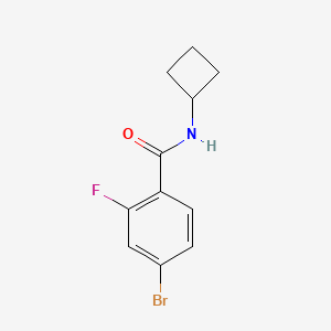 4-bromo-N-cyclobutyl-2-fluorobenzamide