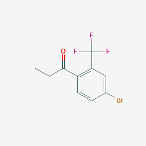 1-(4-Bromo-2-(trifluoromethyl)phenyl)propan-1-one