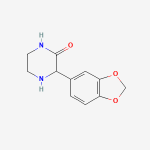 3-Benzo[1,3]dioxol-5-YL-piperazin-2-one