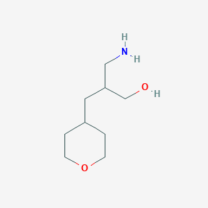 3-Amino-2-(oxan-4-ylmethyl)propan-1-ol