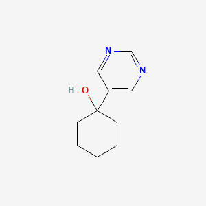 1-(Pyrimidin-5-yl)cyclohexan-1-ol