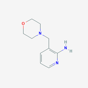 molecular formula C10H15N3O B1528636 2-Amino-3-(morpholinomethyl)pyridine CAS No. 1250814-06-2