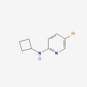 molecular formula C9H11BrN2 B1528637 5-bromo-N-cyclobutylpyridin-2-amine CAS No. 1289058-28-1