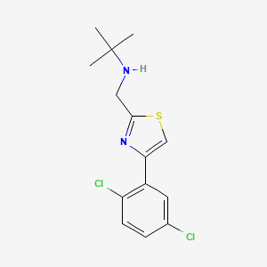 Tert-butyl({[4-(2,5-dichlorophenyl)-1,3-thiazol-2-yl]methyl})amine