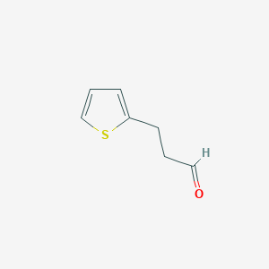 molecular formula C7H8OS B15286408 3-(Thiophen-2-yl)propanal CAS No. 26359-21-7