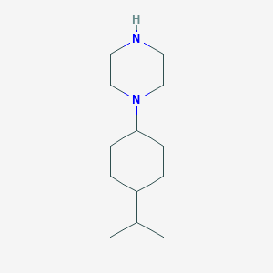 1-[4-(Propan-2-yl)cyclohexyl]piperazine