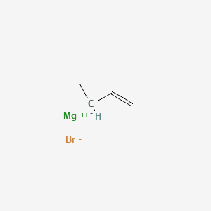 molecular formula C4H7BrMg B15286434 Magnesium, bromo(1-methyl-2-propenyl)- CAS No. 53247-17-9