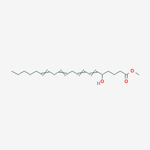 molecular formula C21H34O3 B15286463 Methyl 5-hydroxyicosa-6,8,11,14-tetraenoate CAS No. 70968-99-9