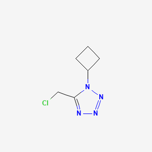 5-(chloromethyl)-1-cyclobutyl-1H-1,2,3,4-tetrazole
