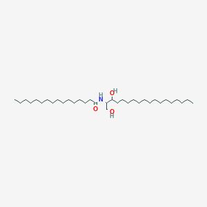 molecular formula C34H69NO3 B15286514 Hexadecanamide, N-[2-hydroxy-1-(hydroxymethyl)heptadecyl]- CAS No. 28791-69-7