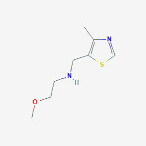 (2-Methoxyethyl)[(4-methyl-1,3-thiazol-5-yl)methyl]amine