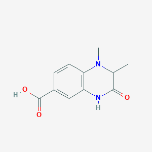 1,2-Dimethyl-3-oxo-1,2,3,4-tetrahydroquinoxaline-6-carboxylic acid