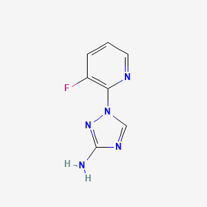 1-(3-fluoropyridin-2-yl)-1H-1,2,4-triazol-3-amine