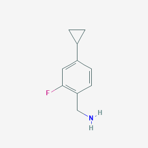 (4-Cyclopropyl-2-fluorophenyl)methanamine