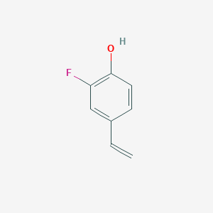 molecular formula C8H7FO B15286730 4-Ethenyl-2-fluorophenol CAS No. 80122-44-7