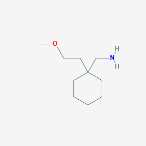 [1-(2-Methoxyethyl)cyclohexyl]methanamine