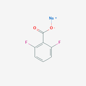 molecular formula C7H4F2NaO2 B152868 Sodium 2,6-difluorobenzoate CAS No. 6185-28-0