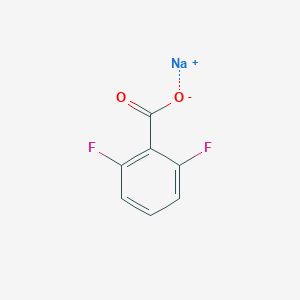 molecular formula C7H3F2NaO2 B152868 Sodium 2,6-difluorobenzoate CAS No. 6185-28-0