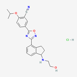 molecular formula C23H25ClN4O3 B15286815 Ozanimod hcl 