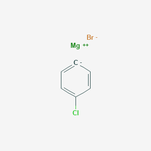 molecular formula C6H4BrClMg B15286830 magnesium;chlorobenzene;bromide 