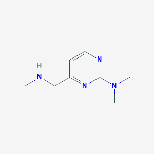 N,N-dimethyl-4-[(methylamino)methyl]pyrimidin-2-amine